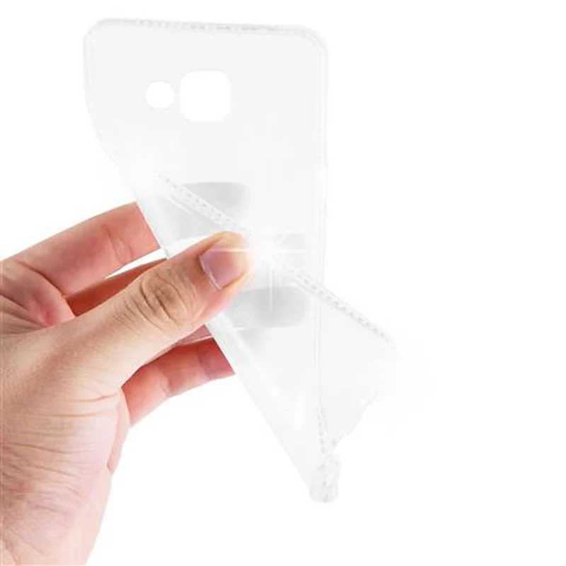 Cadorabo Hülle kompatibel mit Samsung Galaxy A5 2016 Schutzhülle aus flexiblem TPU Silikon im Strass Design