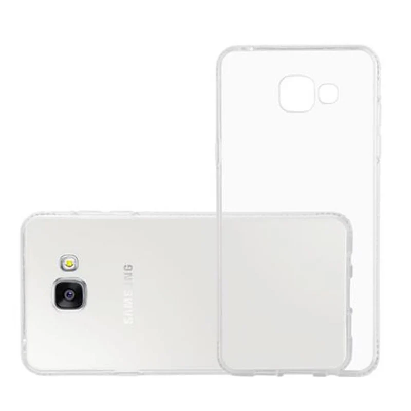 Cadorabo Hülle kompatibel mit Samsung Galaxy A5 2016 Schutzhülle aus flexiblem TPU Silikon im Strass Design
