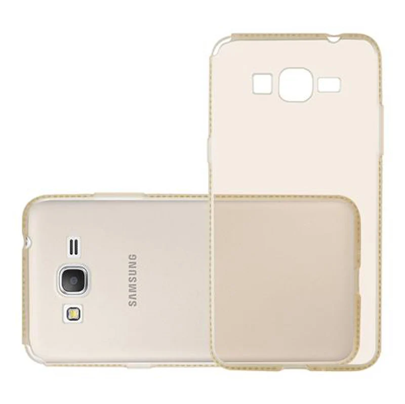 Cadorabo Hülle kompatibel mit Samsung Galaxy GRAND PRIME Schutzhülle aus flexiblem TPU Silikon im Strass Design
