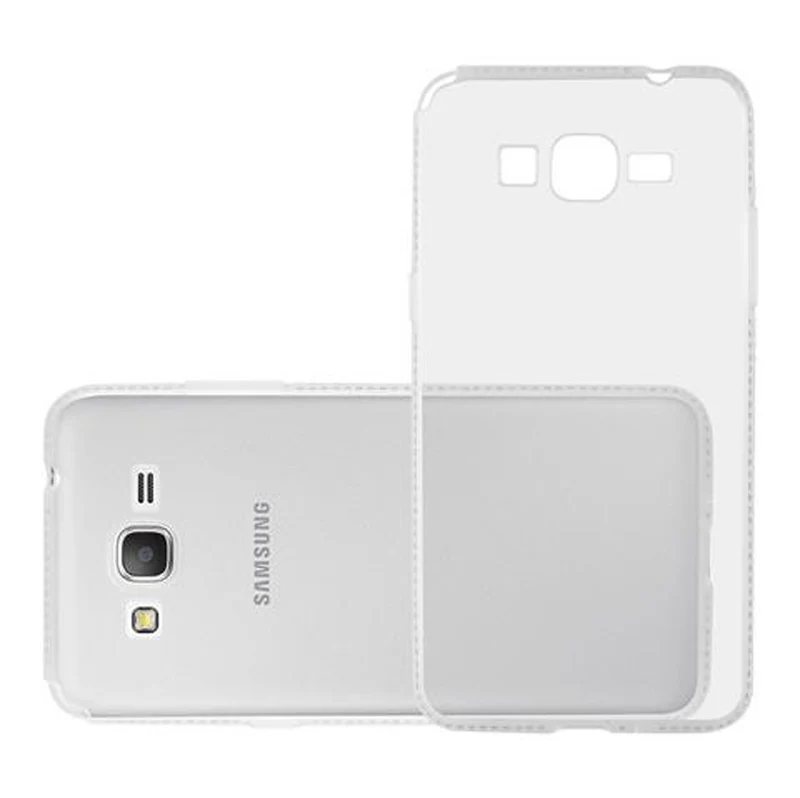 Cadorabo Hülle kompatibel mit Samsung Galaxy GRAND PRIME Schutzhülle aus flexiblem TPU Silikon im Strass Design