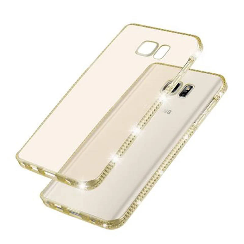 Cadorabo Hülle kompatibel mit Samsung Galaxy NOTE 5 Schutzhülle aus flexiblem TPU Silikon im Strass Design