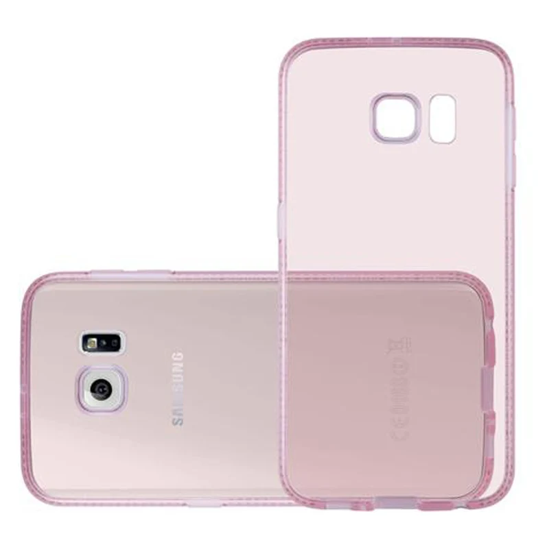 Cadorabo Hülle kompatibel mit Samsung Galaxy S6 Schutzhülle aus flexiblem TPU Silikon im Strass Design
