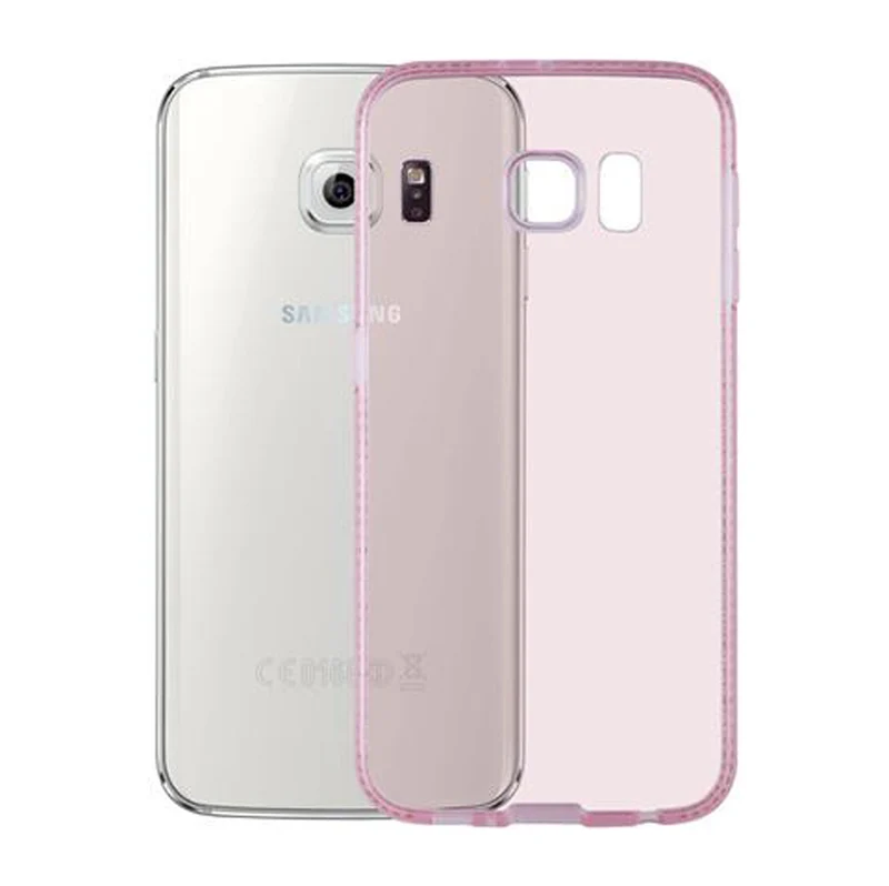 Cadorabo Hülle kompatibel mit Samsung Galaxy S6 Schutzhülle aus flexiblem TPU Silikon im Strass Design