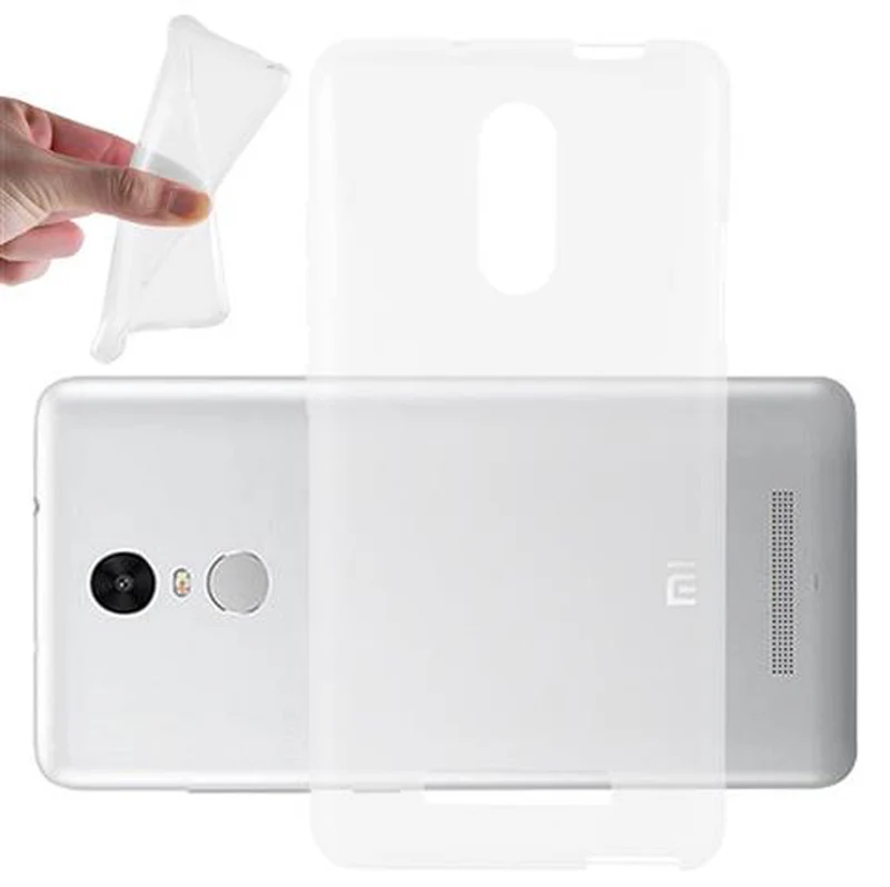 Cadorabo Hülle kompatibel mit Xiaomi RedMi NOTE 3 Schutzhülle aus flexiblem TPU Silikon