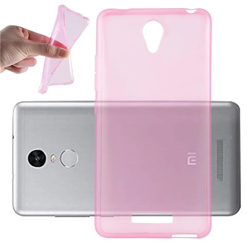 Cadorabo Hülle kompatibel mit Xiaomi RedMi 3 Schutzhülle aus flexiblem TPU Silikon
