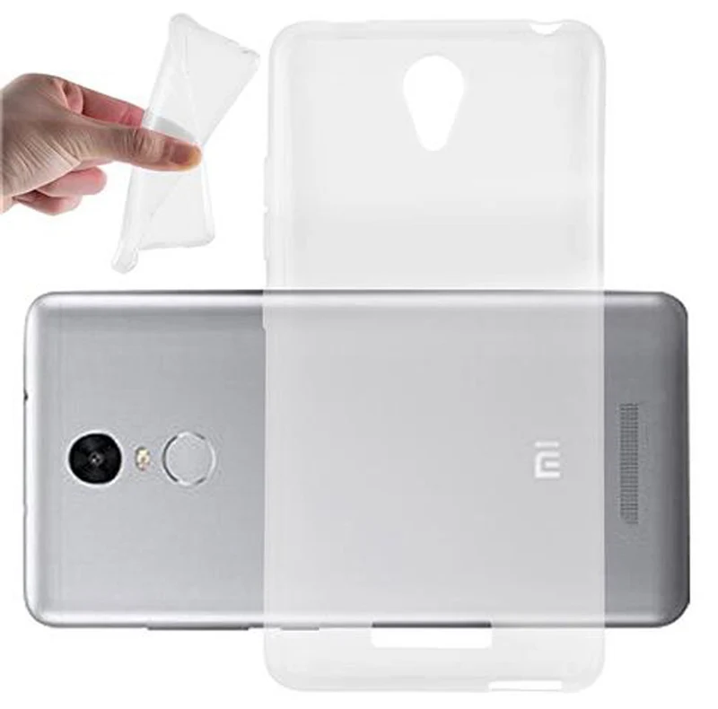 Cadorabo Hülle kompatibel mit Xiaomi RedMi 3 Schutzhülle aus flexiblem TPU Silikon