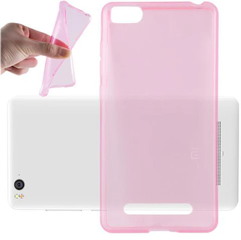 Cadorabo Hülle kompatibel mit Xiaomi Mi 4 Schutzhülle aus flexiblem TPU Silikon