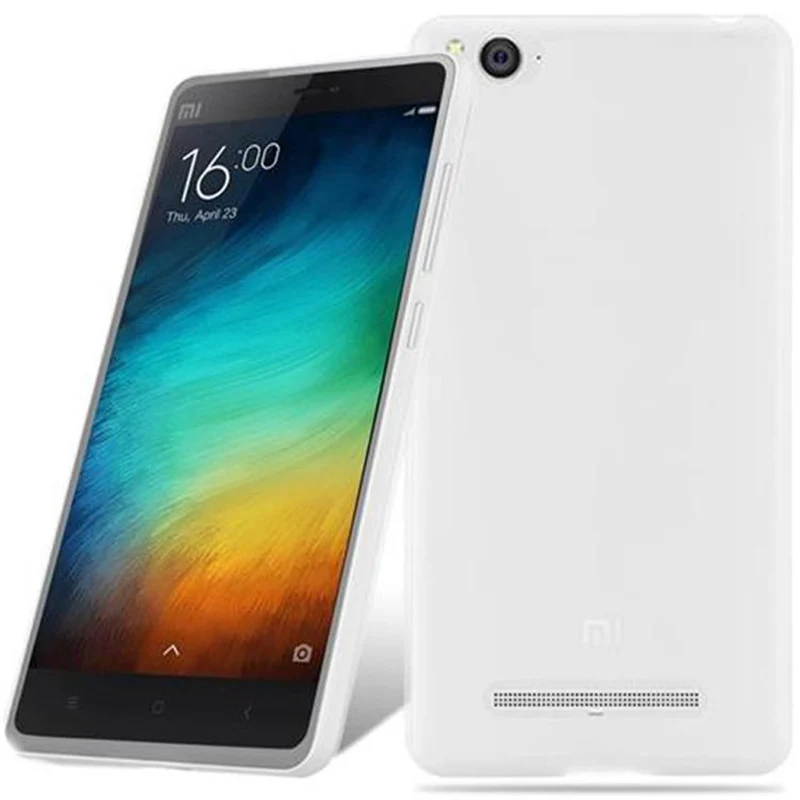 Cadorabo Hülle kompatibel mit Xiaomi Mi 4 Schutzhülle aus flexiblem TPU Silikon
