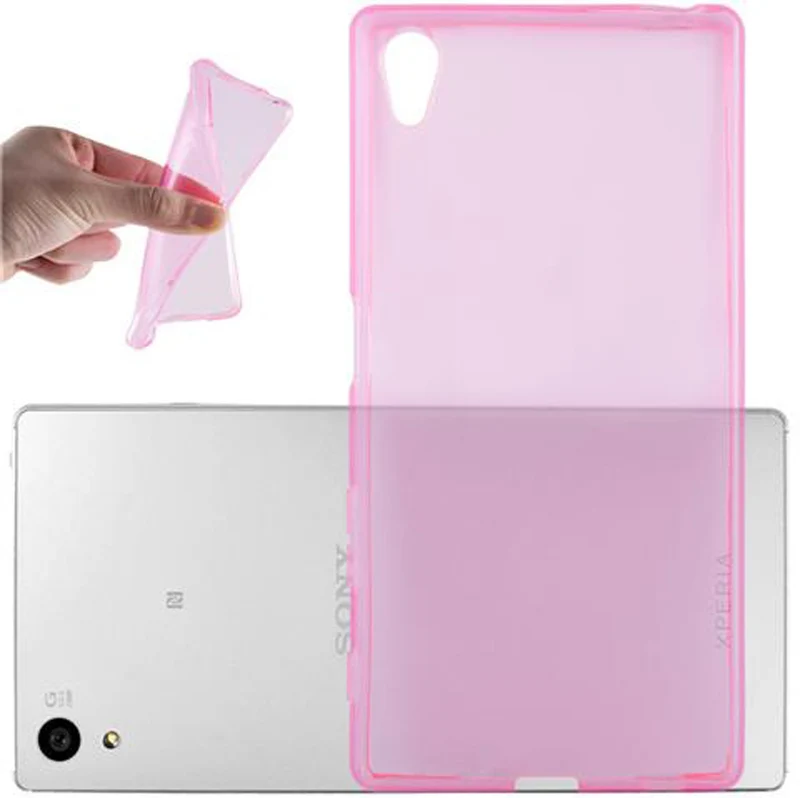 Cadorabo Hülle kompatibel mit Sony Xperia Z5 Schutzhülle aus flexiblem TPU Silikon