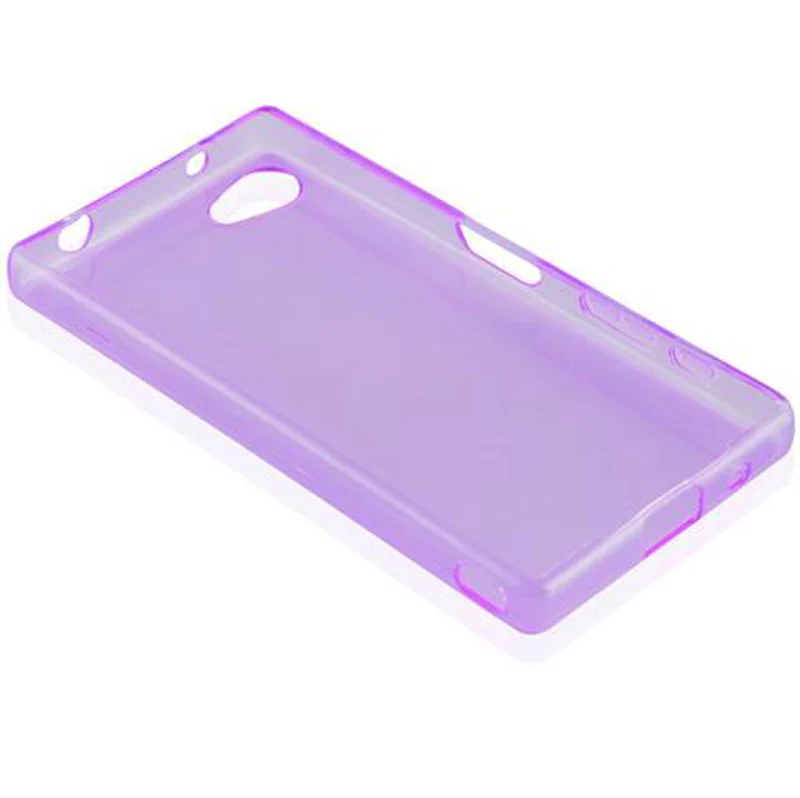 Cadorabo Hülle kompatibel mit Sony Xperia Z5 COMPACT Schutzhülle aus flexiblem TPU Silikon