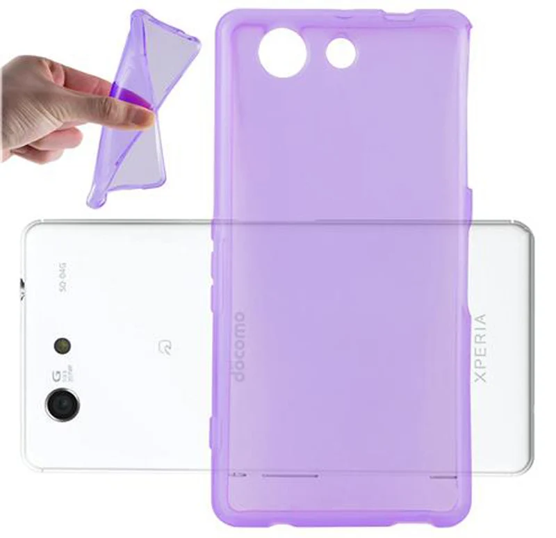 Cadorabo Hülle kompatibel mit Sony Xperia Z4 MINI / Z3 PLUS COMPACT Schutzhülle aus flexiblem TPU Silikon