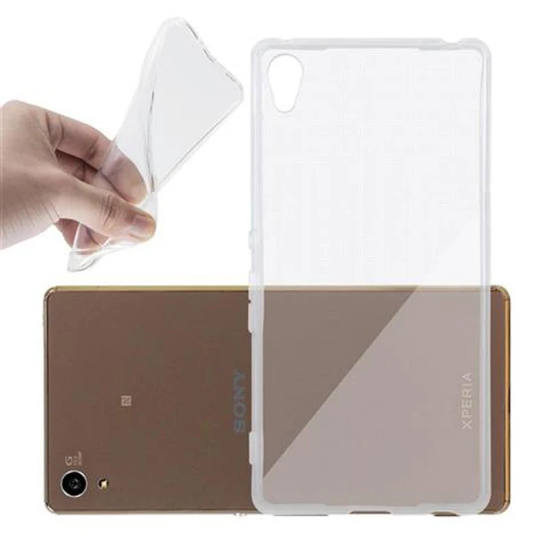 Cadorabo Hülle kompatibel mit Sony Xperia Z3 PLUS / Z4 Schutzhülle aus flexiblem TPU Silikon