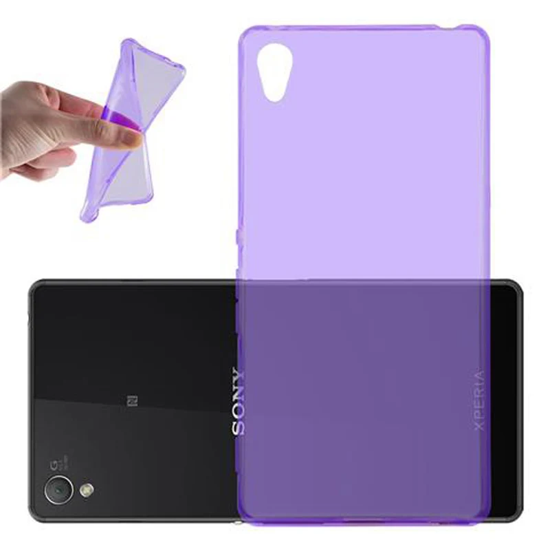 Cadorabo Hülle kompatibel mit Sony Xperia Z3 PLUS / Z4 Schutzhülle aus flexiblem TPU Silikon