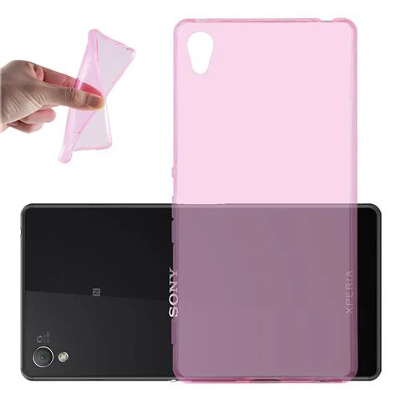 Cadorabo Hülle kompatibel mit Sony Xperia Z3 PLUS / Z4 Schutzhülle aus flexiblem TPU Silikon