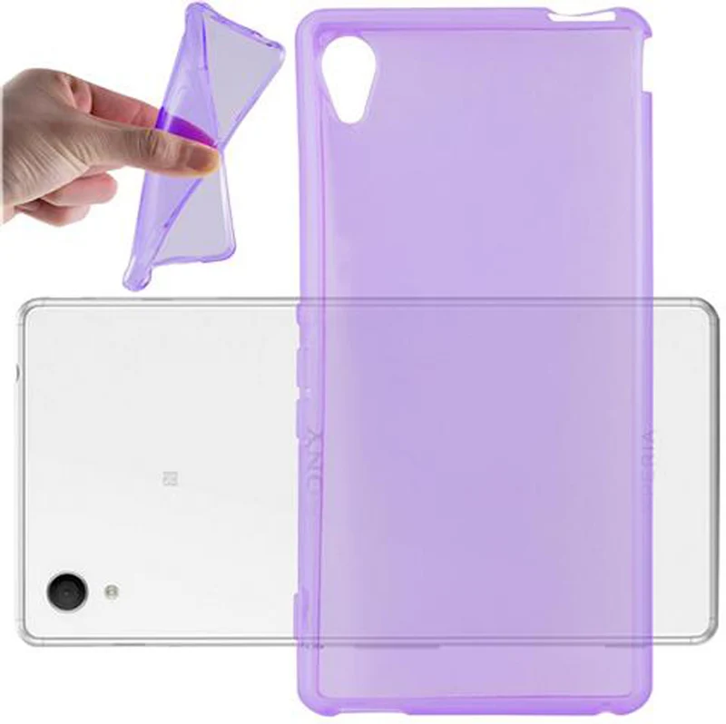 Cadorabo Hülle kompatibel mit Sony Xperia M4 AQUA Schutzhülle aus flexiblem TPU Silikon