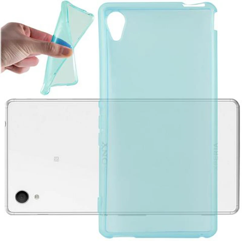 Cadorabo Hülle kompatibel mit Sony Xperia M4 AQUA Schutzhülle aus flexiblem TPU Silikon