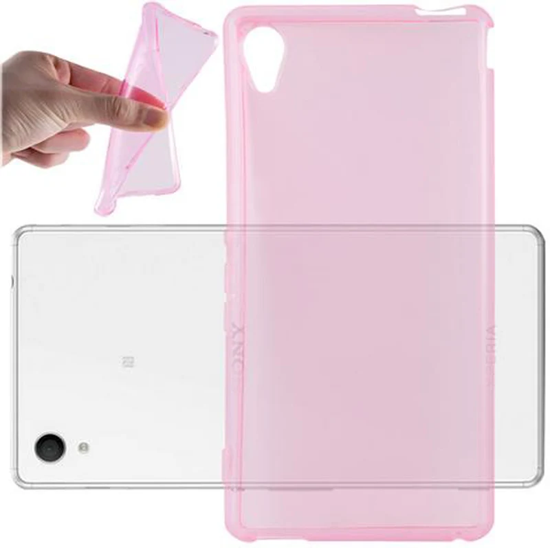 Cadorabo Hülle kompatibel mit Sony Xperia M4 AQUA Schutzhülle aus flexiblem TPU Silikon