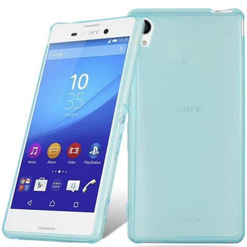 Cadorabo Hülle kompatibel mit Sony Xperia M4 AQUA Schutzhülle aus flexiblem TPU Silikon