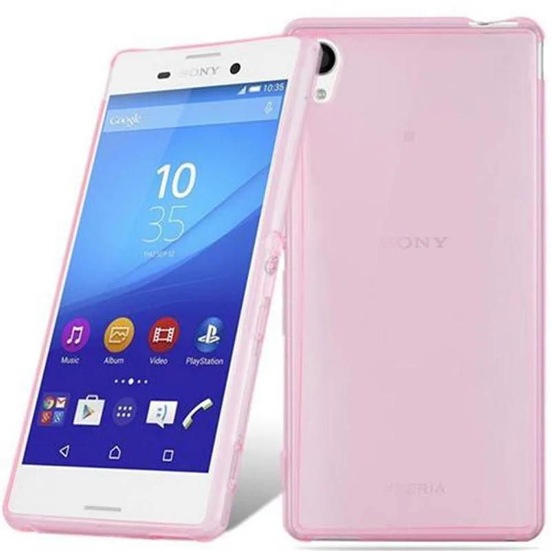 Cadorabo Hülle kompatibel mit Sony Xperia M4 AQUA Schutzhülle aus flexiblem TPU Silikon