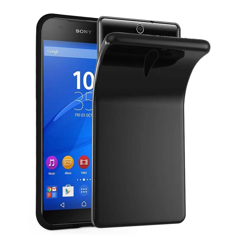Cadorabo Hülle kompatibel mit Sony Xperia C5 ULTRA Schutzhülle aus flexiblem TPU Silikon