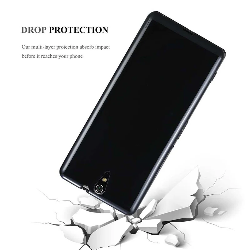 Cadorabo Hülle kompatibel mit Sony Xperia C5 ULTRA Schutzhülle aus flexiblem TPU Silikon