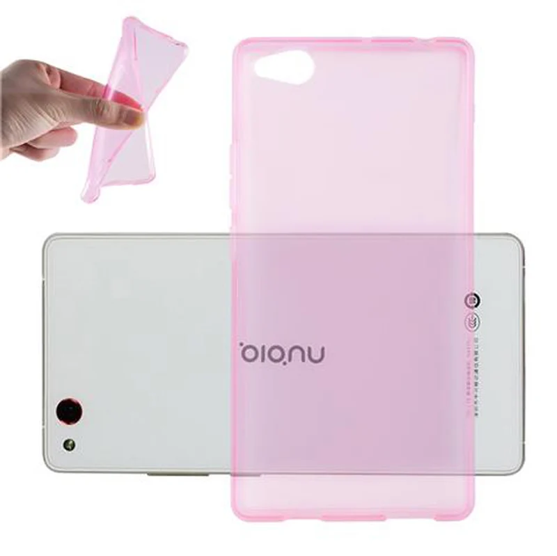 Cadorabo Hülle kompatibel mit ZTE Nubia Z9 MAX Schutzhülle aus flexiblem TPU Silikon