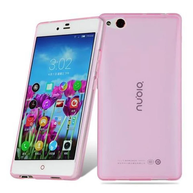 Cadorabo Hülle kompatibel mit ZTE Nubia Z9 MAX Schutzhülle aus flexiblem TPU Silikon