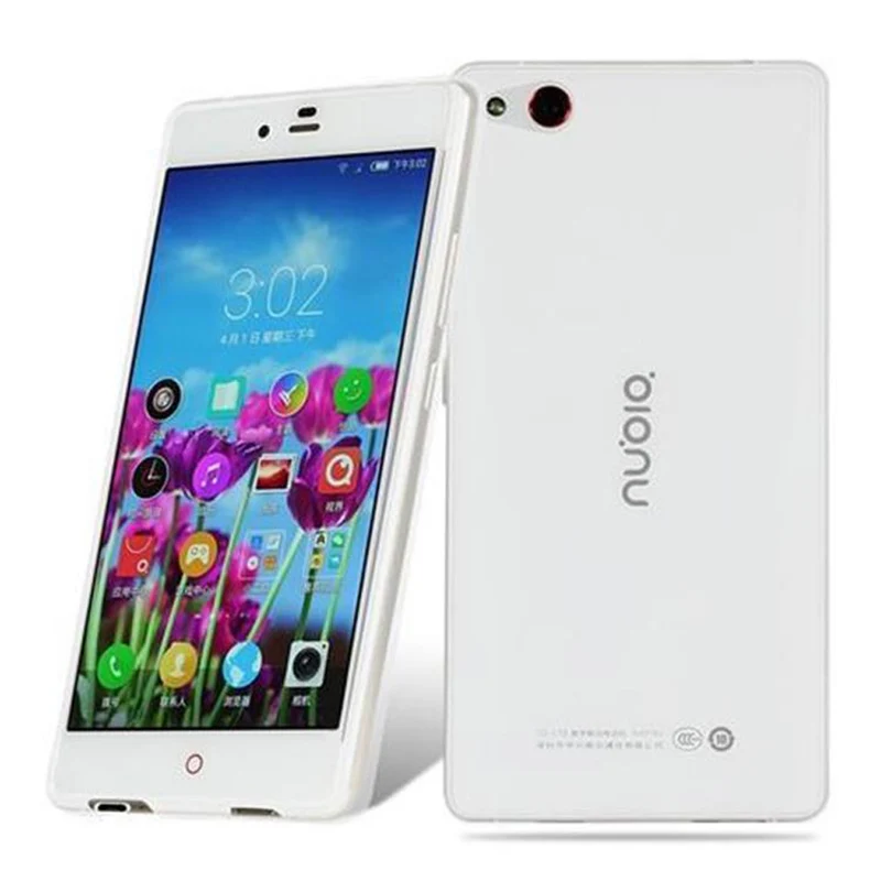 Cadorabo Hülle kompatibel mit ZTE Nubia Z9 MAX Schutzhülle aus flexiblem TPU Silikon