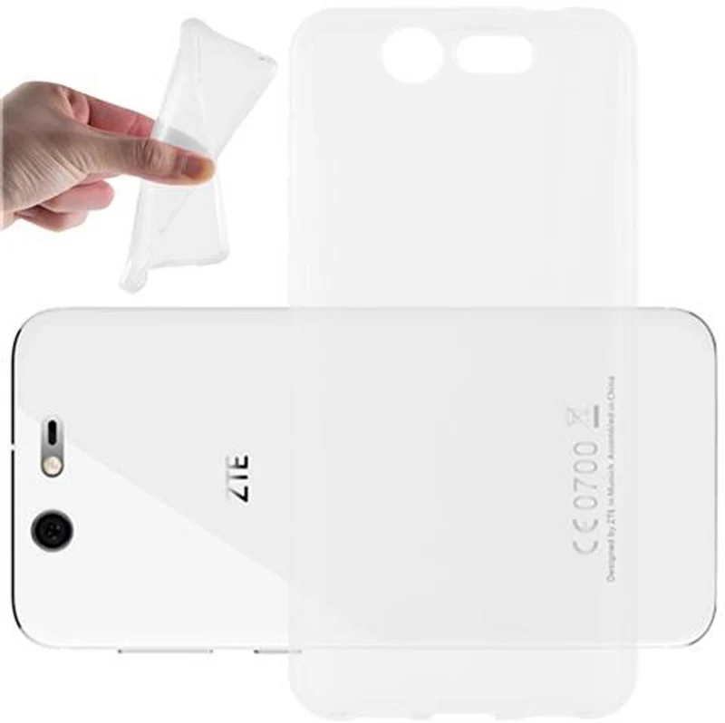 Cadorabo Hülle kompatibel mit ZTE Blade S7 Schutzhülle aus flexiblem TPU Silikon