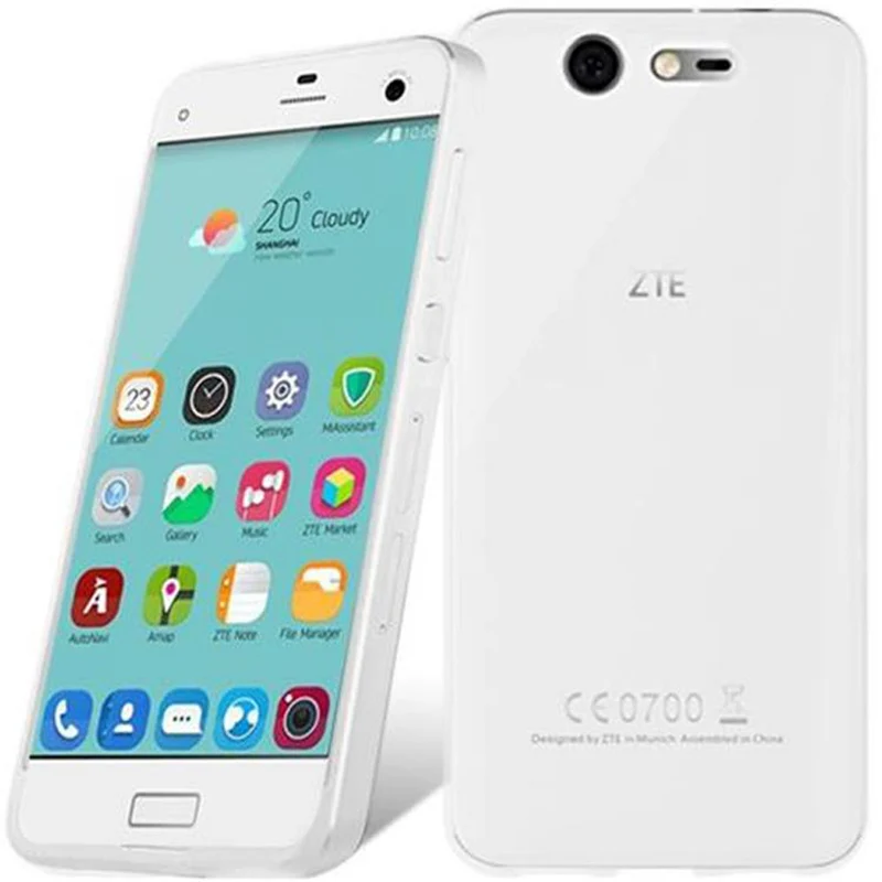 Cadorabo Hülle kompatibel mit ZTE Blade S7 Schutzhülle aus flexiblem TPU Silikon