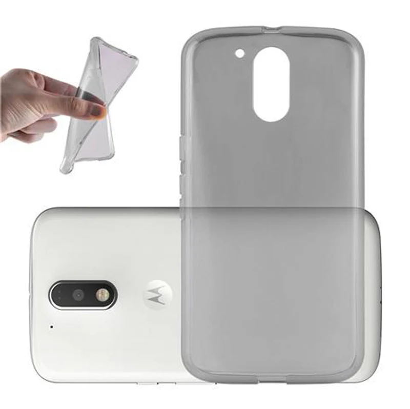 Cadorabo Hülle kompatibel mit Motorola MOTO G4 / G4 PLUS Schutzhülle aus flexiblem TPU Silikon
