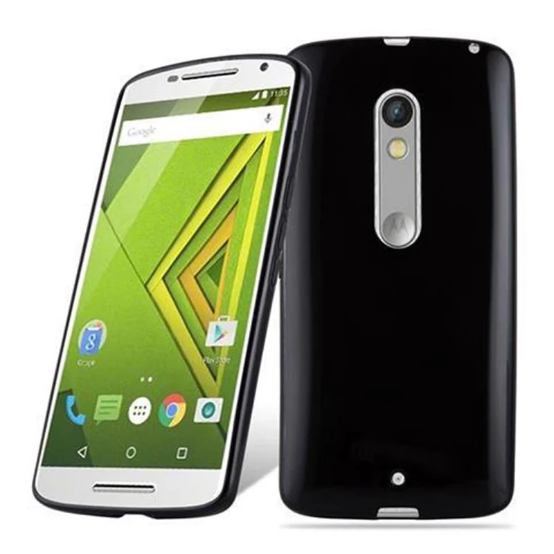 Cadorabo Hülle kompatibel mit Motorola MOTO X PLAY Schutzhülle aus flexiblem TPU Silikon