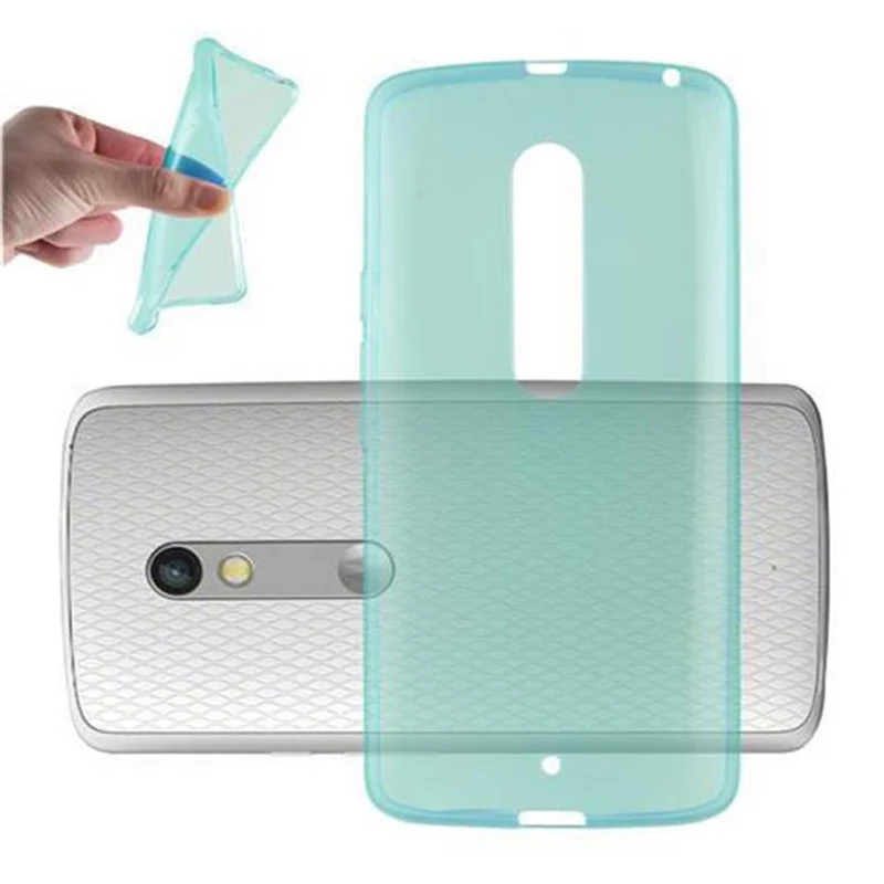 Cadorabo Hülle kompatibel mit Motorola MOTO X PLAY Schutzhülle aus flexiblem TPU Silikon