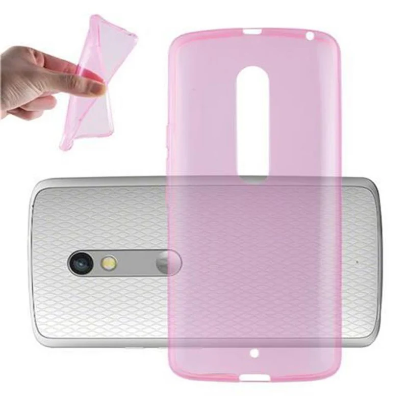 Cadorabo Hülle kompatibel mit Motorola MOTO X PLAY Schutzhülle aus flexiblem TPU Silikon