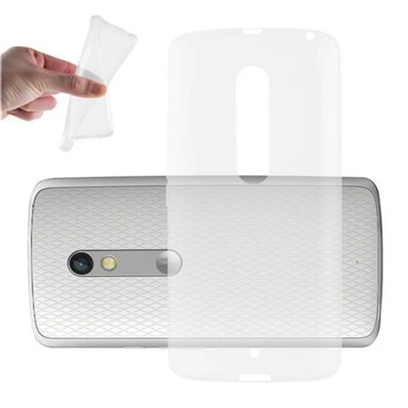 Cadorabo Hülle kompatibel mit Motorola MOTO X PLAY Schutzhülle aus flexiblem TPU Silikon