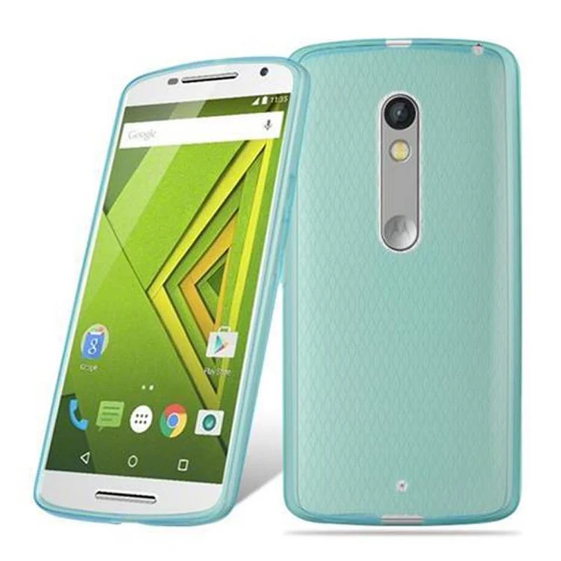 Cadorabo Hülle kompatibel mit Motorola MOTO X PLAY Schutzhülle aus flexiblem TPU Silikon
