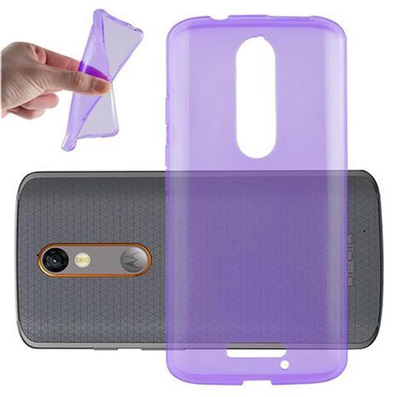 Cadorabo Hülle kompatibel mit Motorola MOTO X FORCE Schutzhülle aus flexiblem TPU Silikon