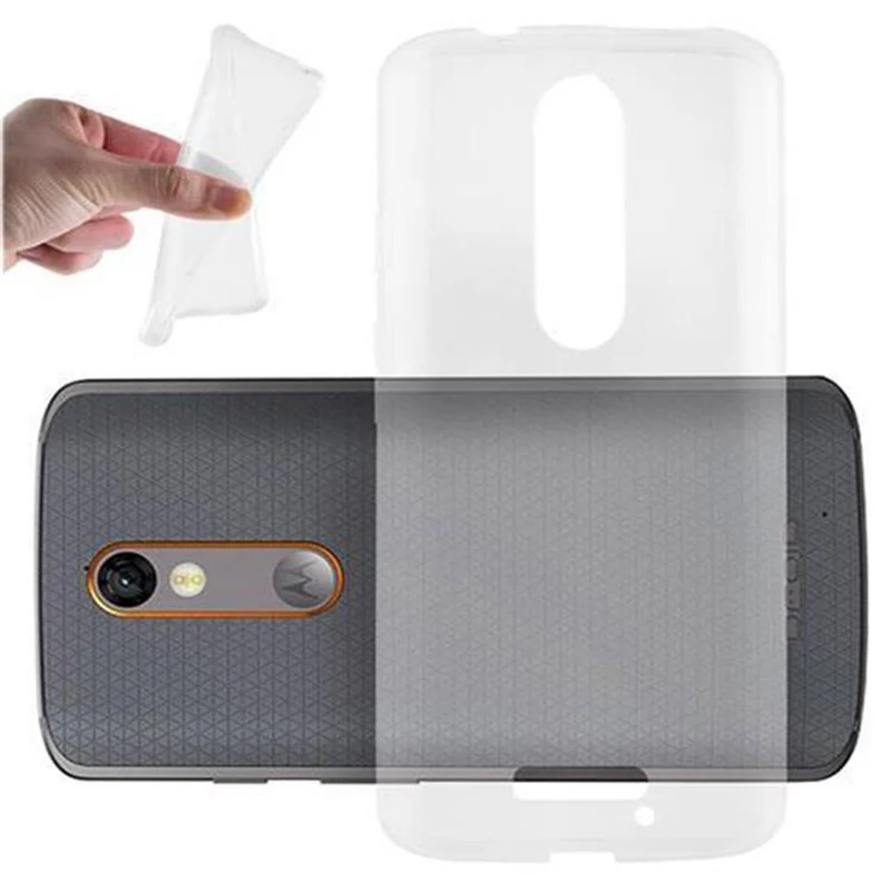 Cadorabo Hülle kompatibel mit Motorola MOTO X FORCE Schutzhülle aus flexiblem TPU Silikon