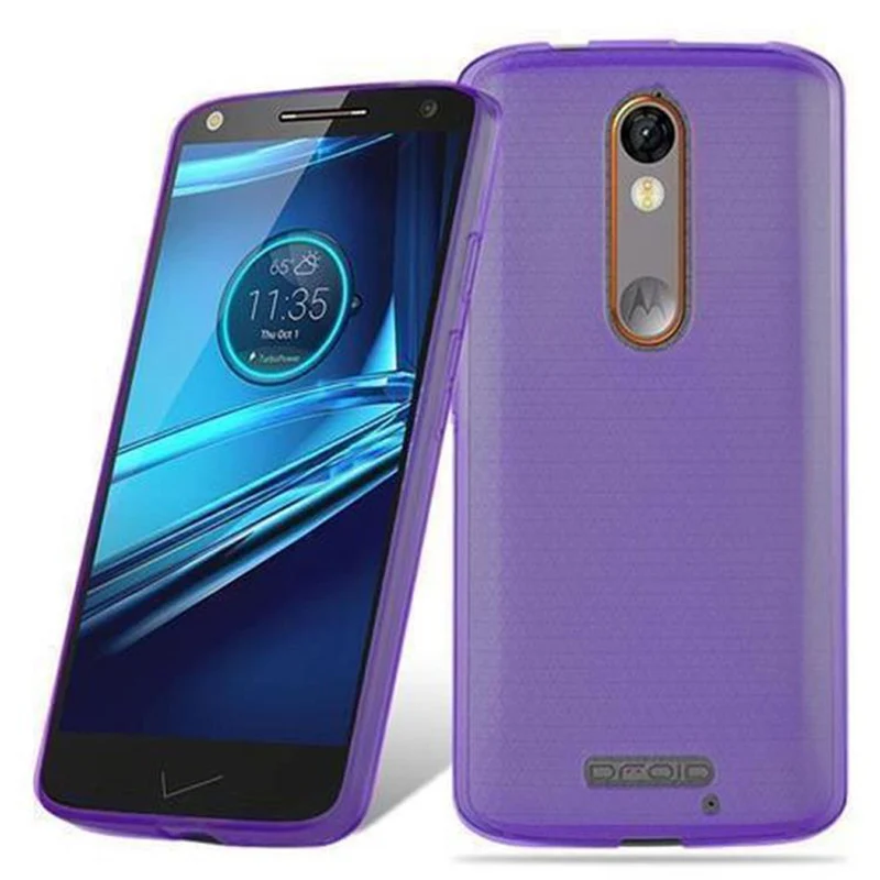 Cadorabo Hülle kompatibel mit Motorola MOTO X FORCE Schutzhülle aus flexiblem TPU Silikon