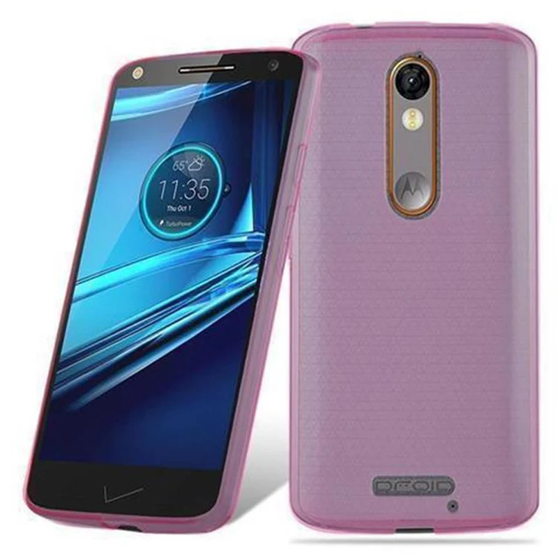 Cadorabo Hülle kompatibel mit Motorola MOTO X FORCE Schutzhülle aus flexiblem TPU Silikon