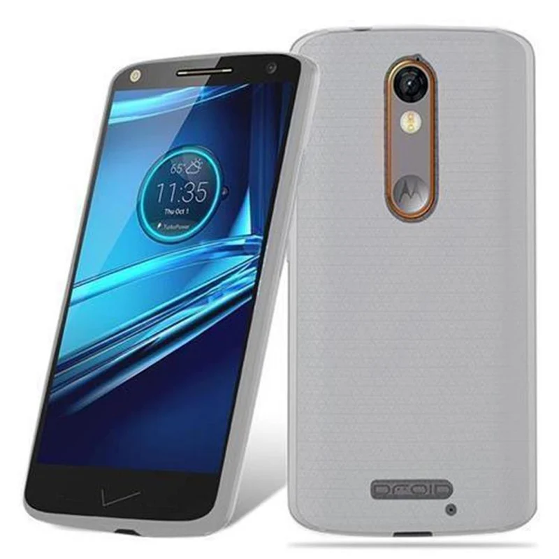 Cadorabo Hülle kompatibel mit Motorola MOTO X FORCE Schutzhülle aus flexiblem TPU Silikon