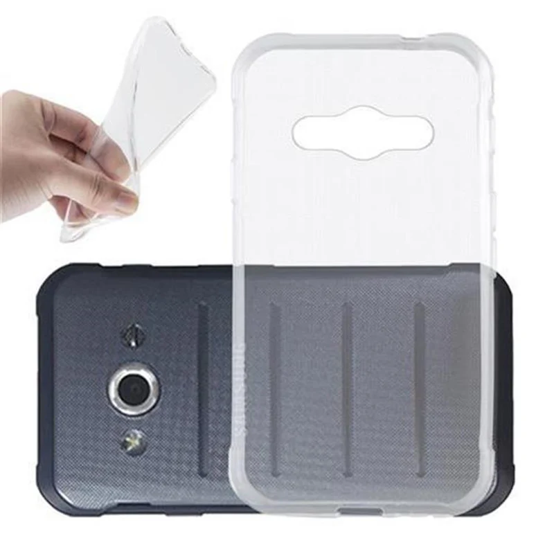 Cadorabo Hülle kompatibel mit Samsung Galaxy XCover 3 Schutzhülle aus flexiblem TPU Silikon