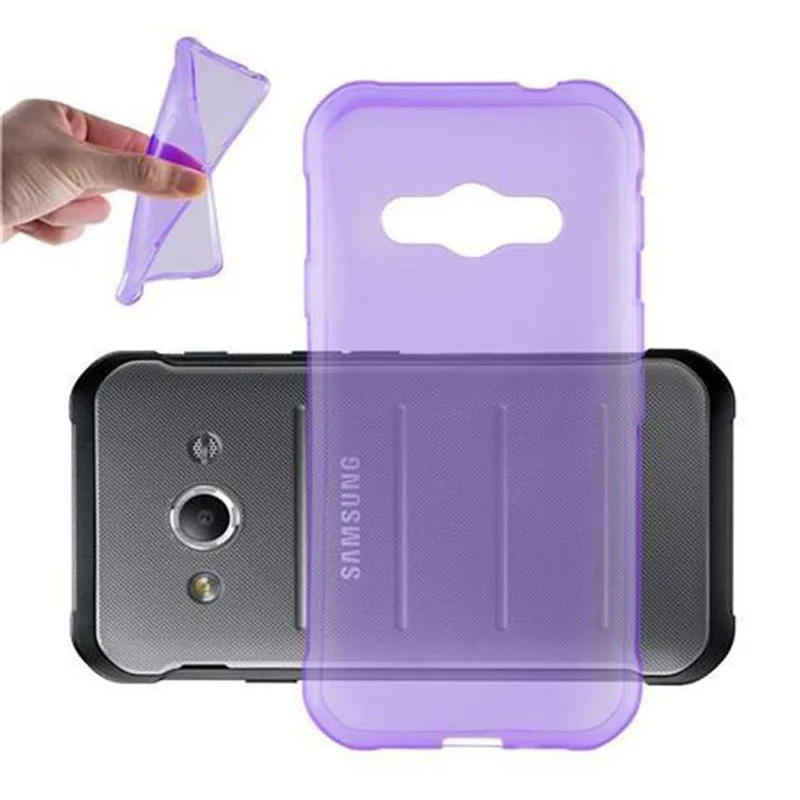 Cadorabo Hülle kompatibel mit Samsung Galaxy XCover 3 Schutzhülle aus flexiblem TPU Silikon