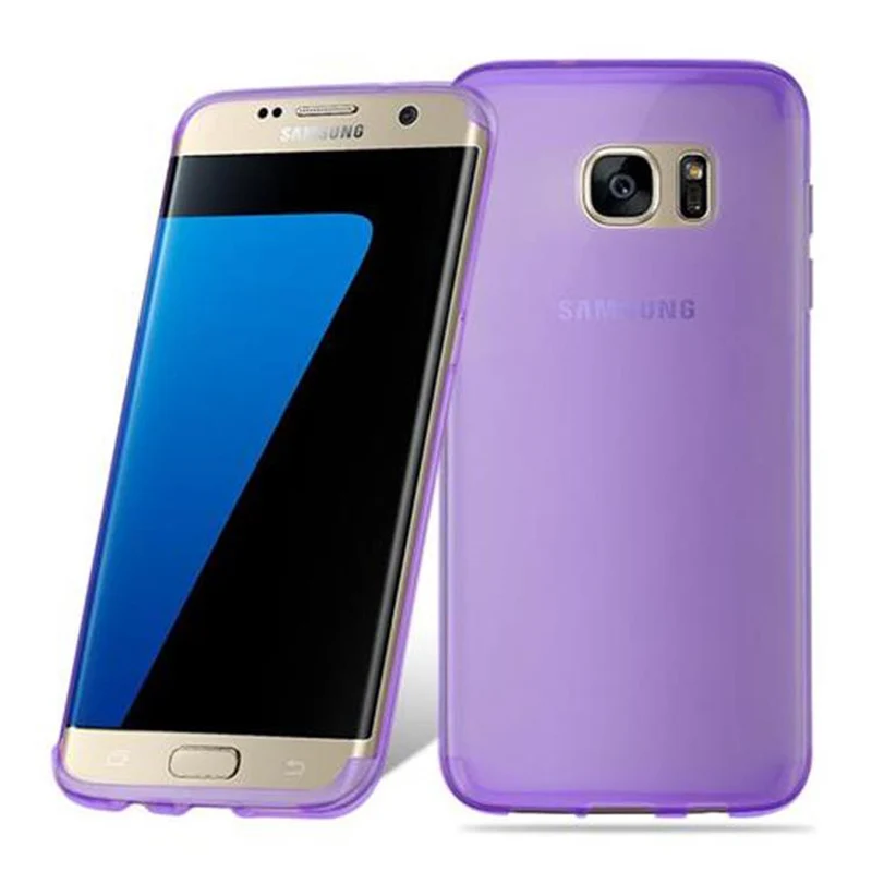 Cadorabo Hülle kompatibel mit Samsung Galaxy S7 EDGE Schutzhülle aus flexiblem TPU Silikon