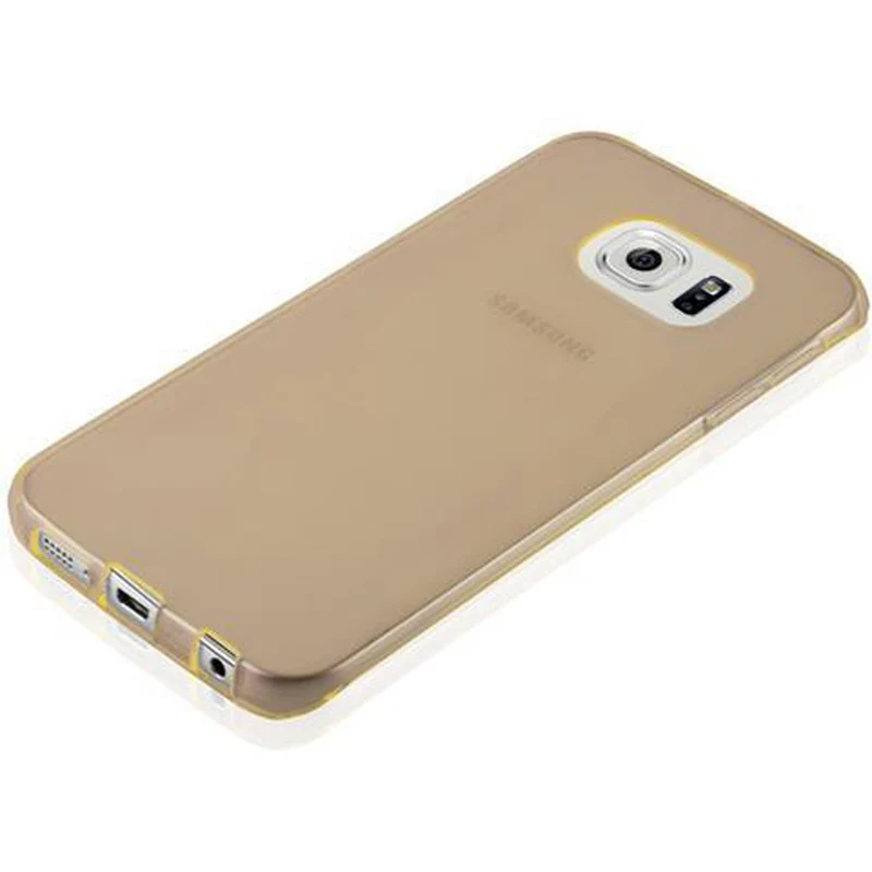 Cadorabo Hülle kompatibel mit Samsung Galaxy S6 Schutzhülle aus flexiblem TPU Silikon