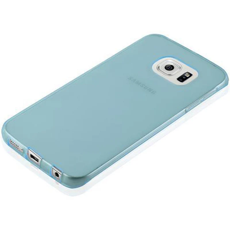 Cadorabo Hülle kompatibel mit Samsung Galaxy S6 Schutzhülle aus flexiblem TPU Silikon