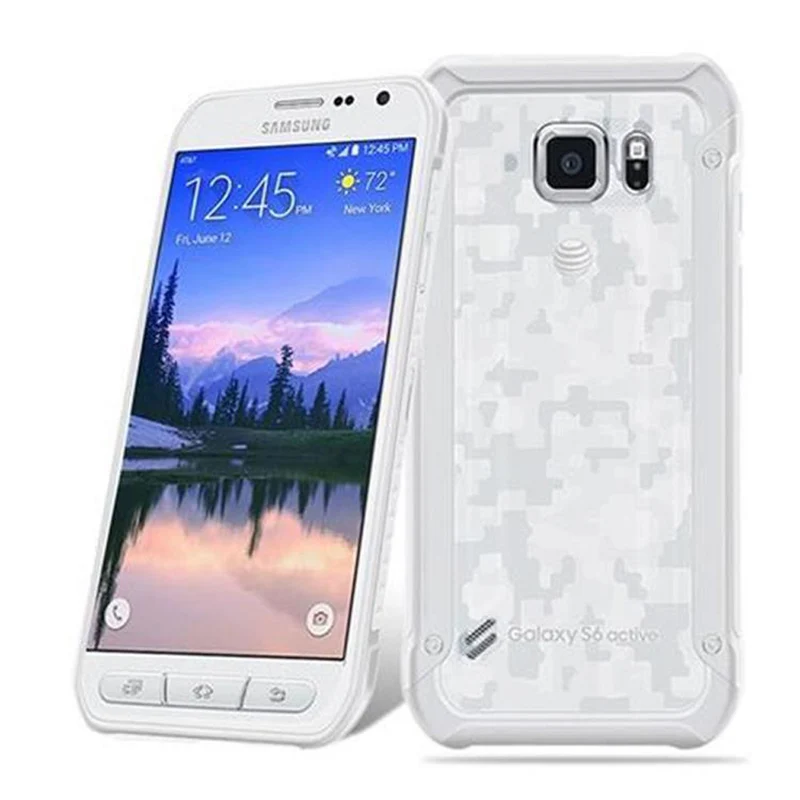 Cadorabo Hülle kompatibel mit Samsung Galaxy S6 ACTIVE Schutzhülle aus flexiblem TPU Silikon