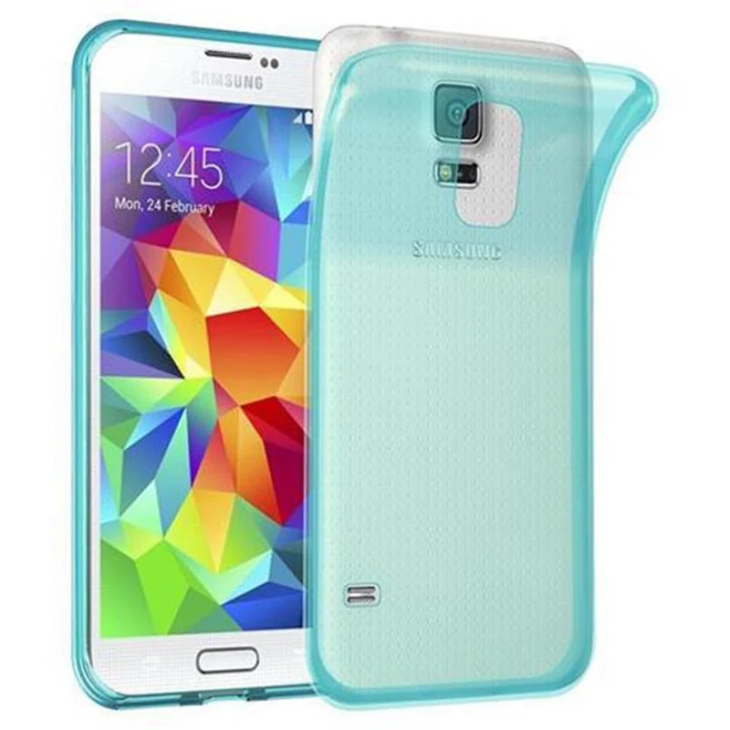Cadorabo Hülle kompatibel mit Samsung Galaxy S5 / S5 NEO Schutzhülle aus flexiblem TPU Silikon