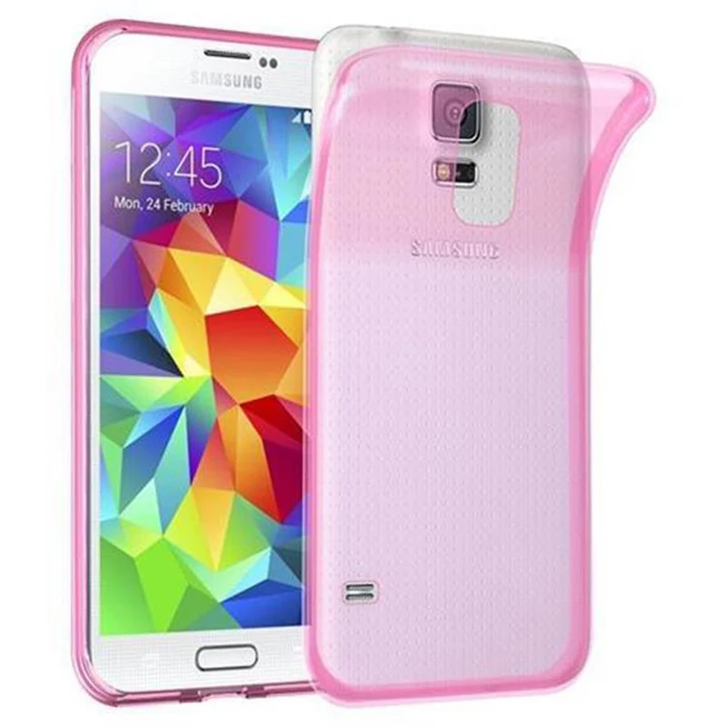 Cadorabo Hülle kompatibel mit Samsung Galaxy S5 / S5 NEO Schutzhülle aus flexiblem TPU Silikon