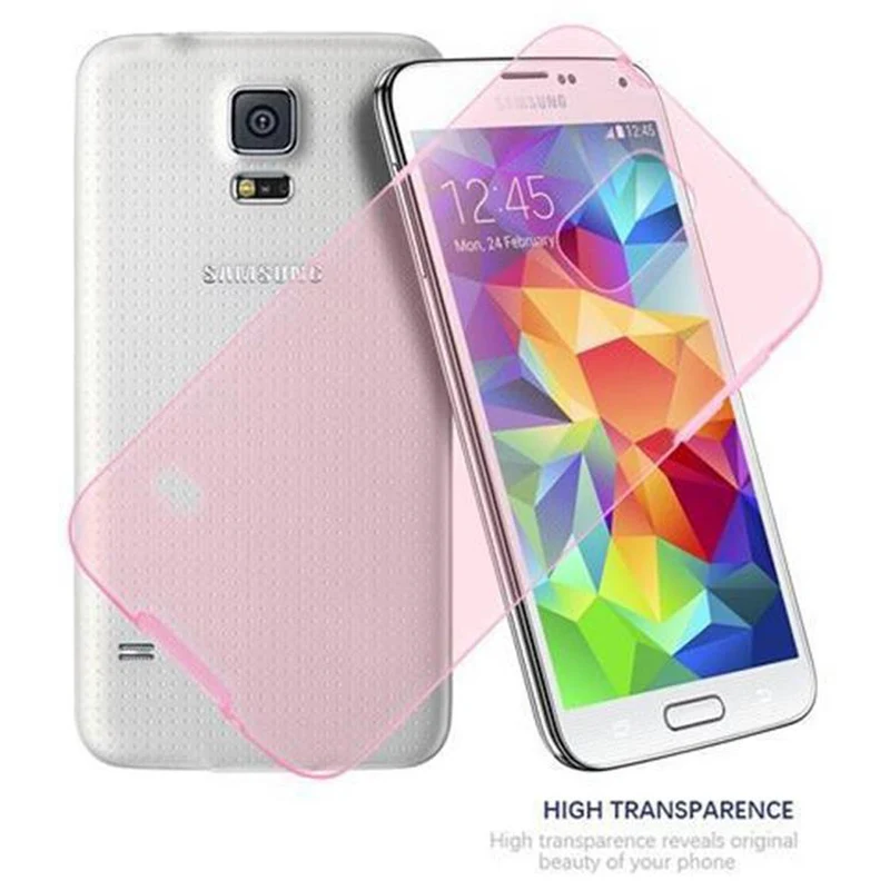 Cadorabo Hülle kompatibel mit Samsung Galaxy S5 / S5 NEO Schutzhülle aus flexiblem TPU Silikon